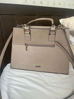 Aldo Nude Top-Handle Satchel with Removable Strap